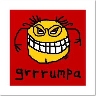 grrrumpa (in yellow) Posters and Art